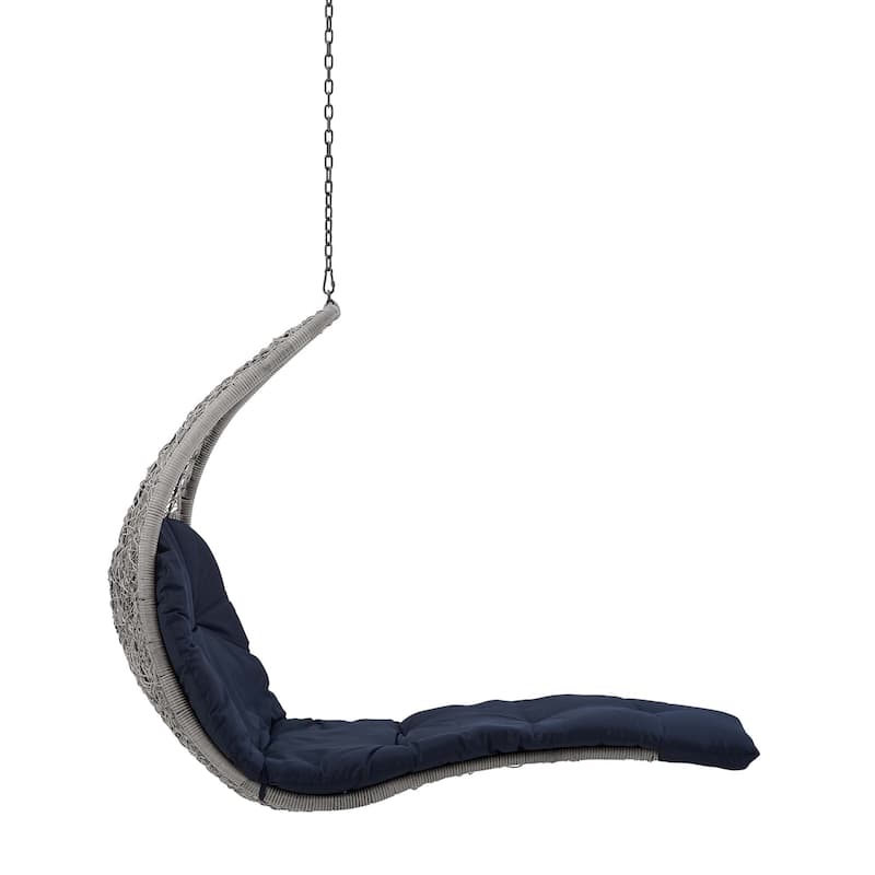 Landscape Outdoor Patio Hanging Chaise Lounge Swing Chair