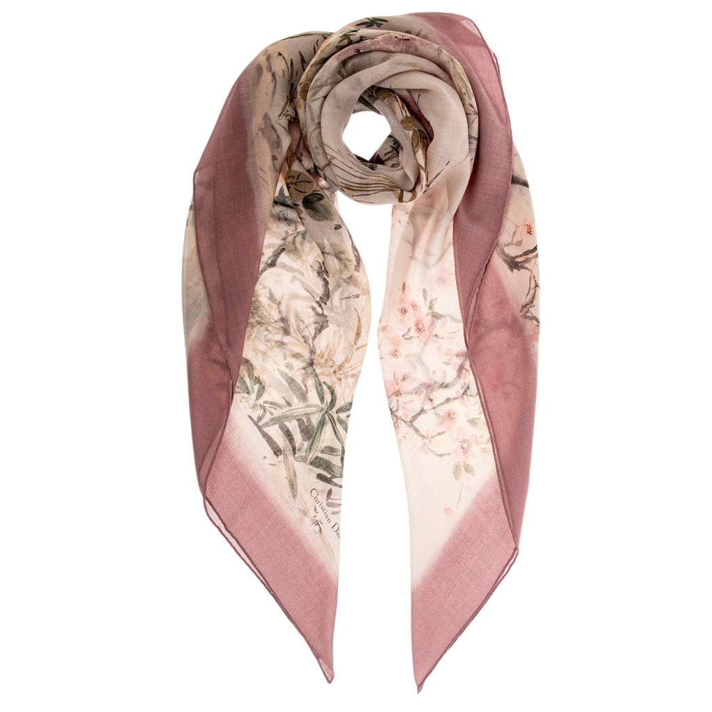 Christian Dior Millefiori Silk Scarf
