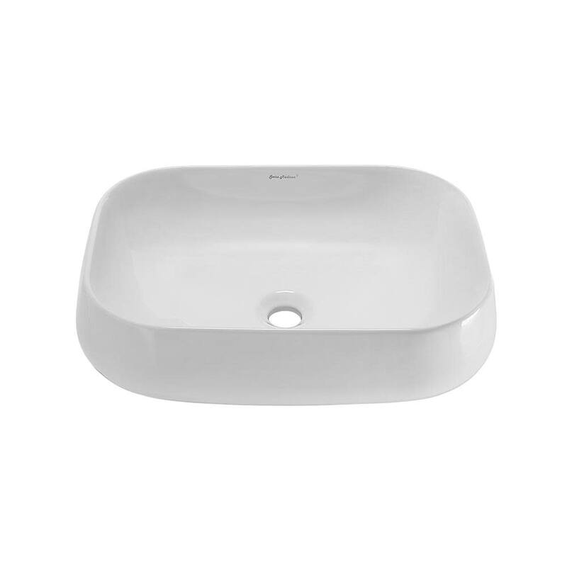 Swiss Madison Chateau 22" Rectangular Ceramic Vessel Bathroom Sink