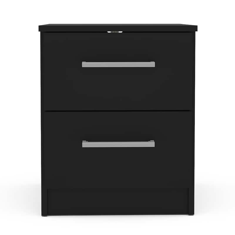 Polifurniture Juliette Modern 2 Drawer Nightstand