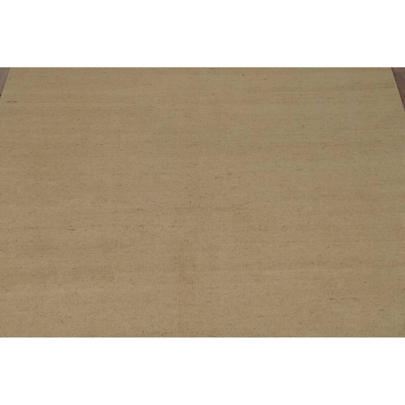 Modern Gabbeh Oriental Area Rug Handmade Bedroom Solid Wool Carpet - 5'5" x 7'9"