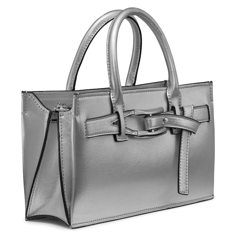 Halston Dora Crossbody - Silver