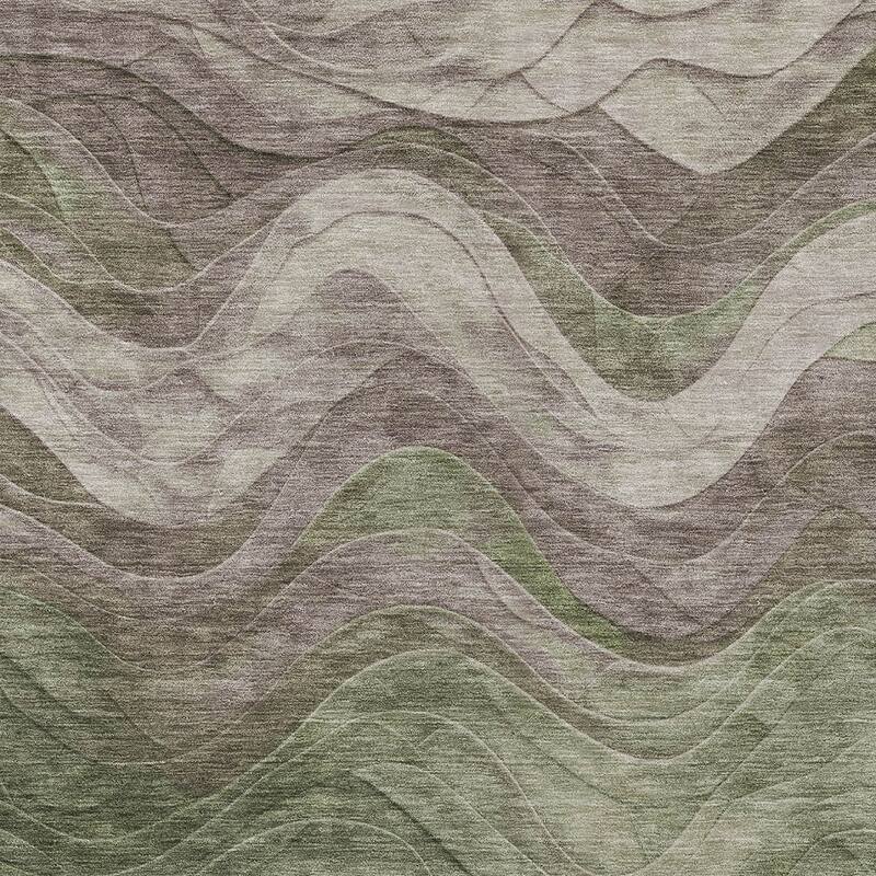 HomeRoots Abstract Transitional Rectangle Outdoor Rug