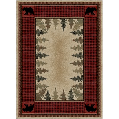 Hearthside Four Corners Red Lodge Area Rug
