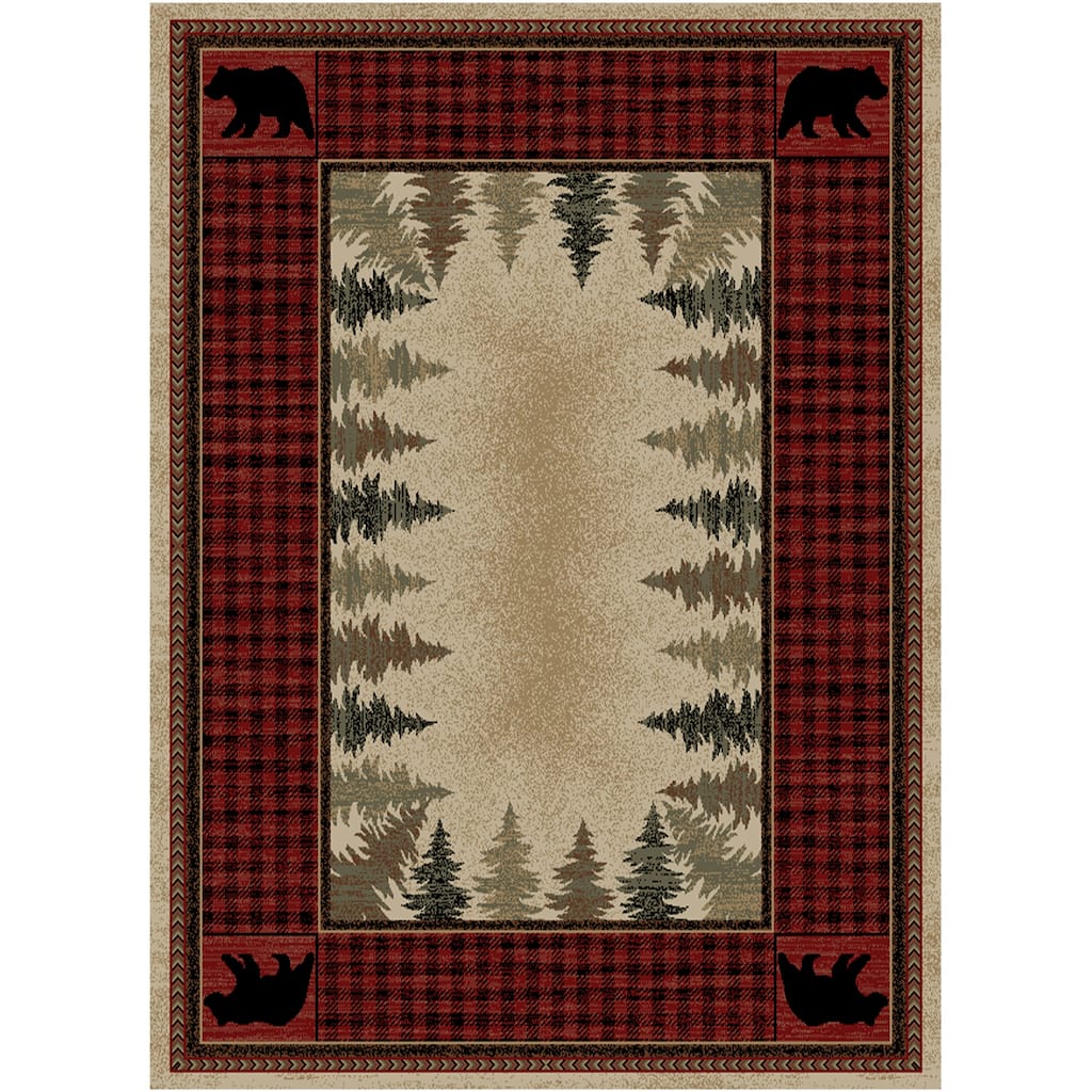 Hearthside Four Corners Red Lodge Area Rug