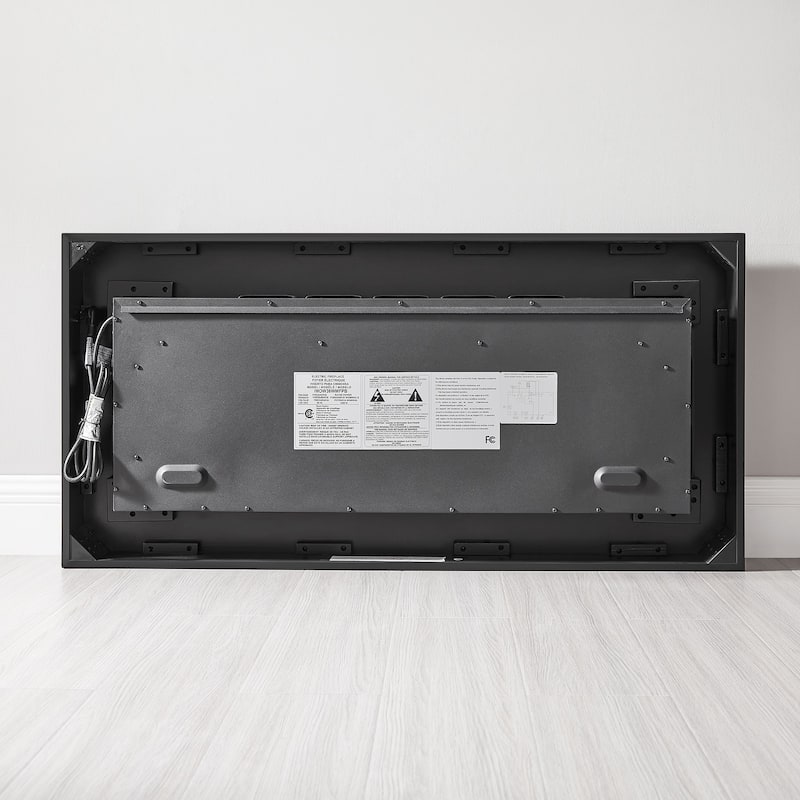 Wall Mounted Electric Fireplace Console, Fully Assembled