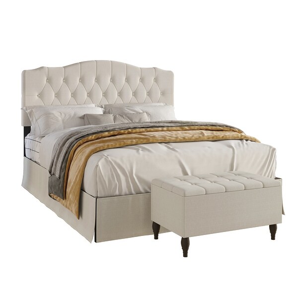 Bed and shop bench set