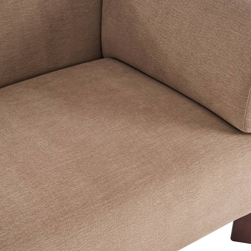 Christopher Knight Home Aurelian Birch Upholstered Tuxedo Sofa with Solid Wood Legs