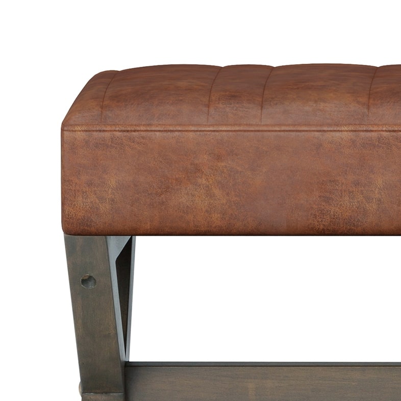WYNDENHALL David 48 inch Wide Contemporary Rectangle Ottoman Bench
