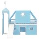 preview thumbnail 15 of 28, Merax Bunk Bed with Slide, Tent and Tower
