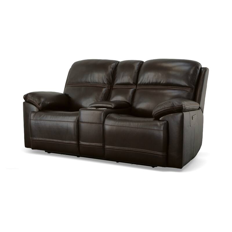 Jackson Zero-Gravity Power Reclining Loveseat with Console & Power Headrests by Flexsteel - 78" x 42" x 41"