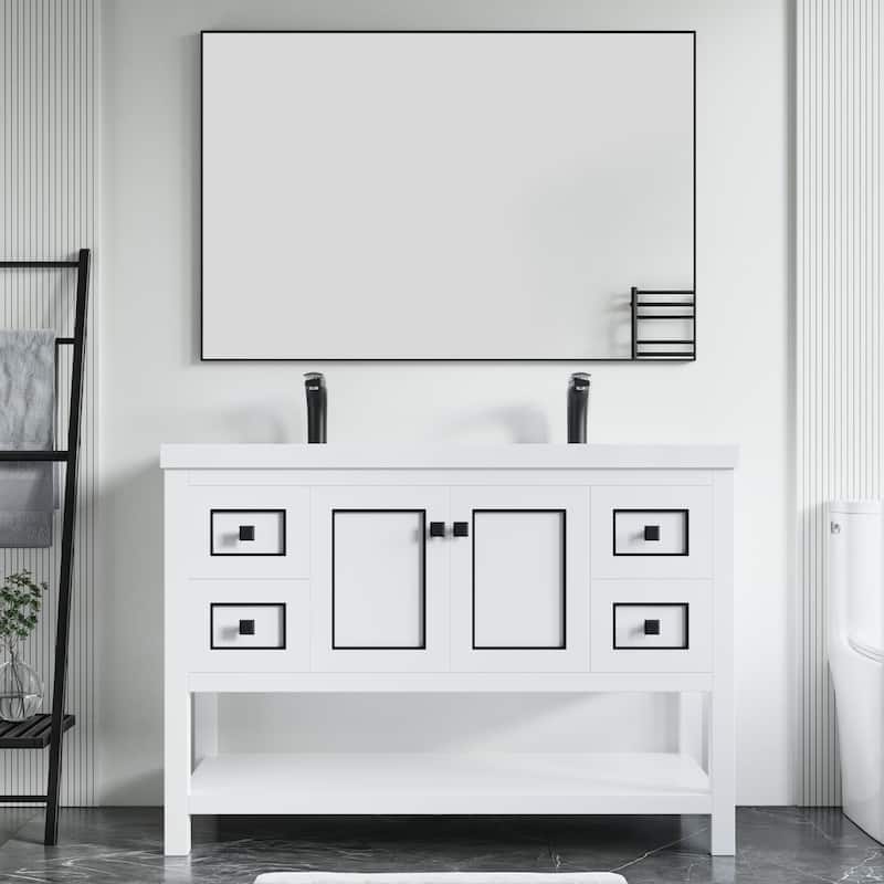 Davis 48" Double Bathroom Vanity Set