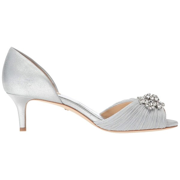 badgley mischka sabine peep toe pump