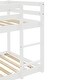 preview thumbnail 9 of 11, Kids and Baby Twin over Twin Low Height Design Floor Bunk Bed