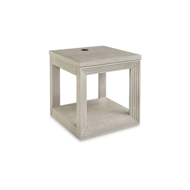 Signature Design by Ashley Marxhart Brown End Table - 24" W x 24" D x 24" H
