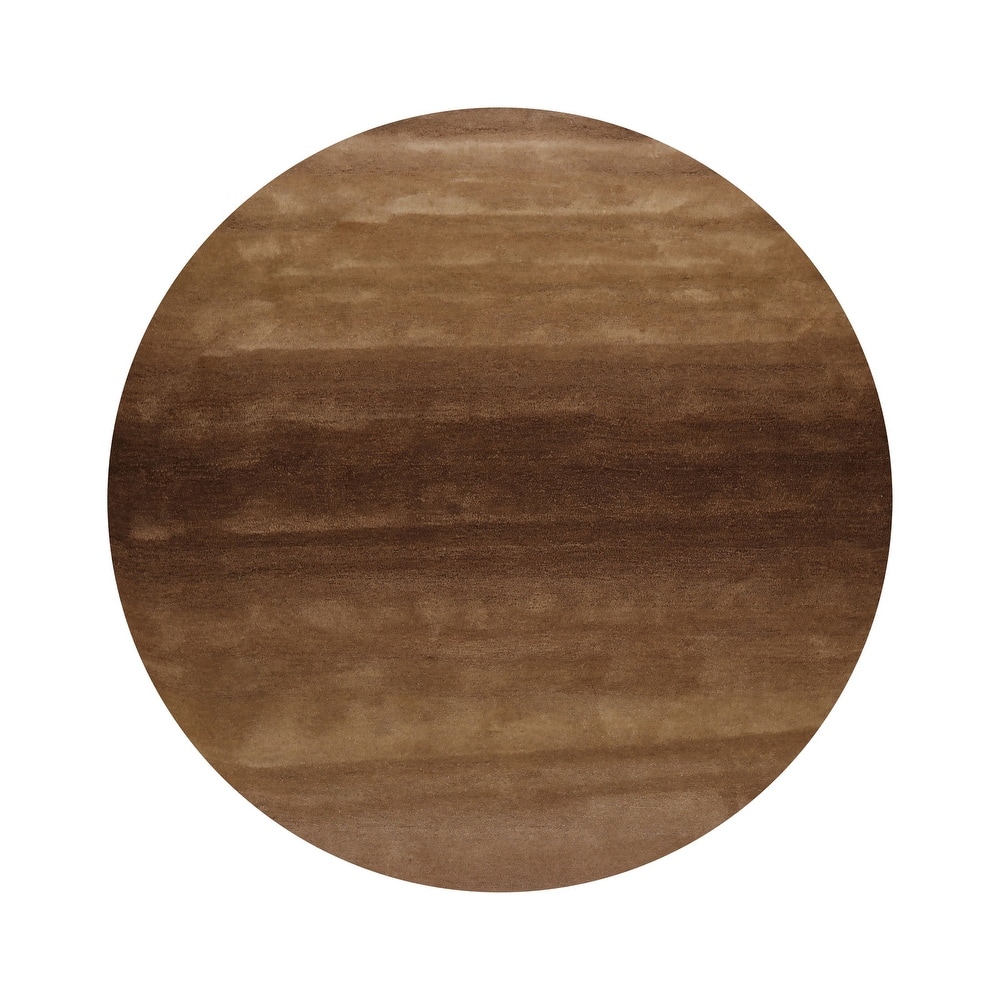 Multi Color Coral Ombre Designer Wool Rug for Modern Interiors