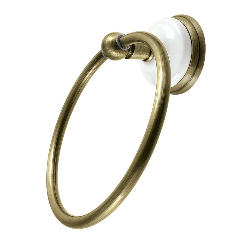 Kingston Brass Victorian 6-1/8" Wall Mounted Towel Ring - Antique Brass