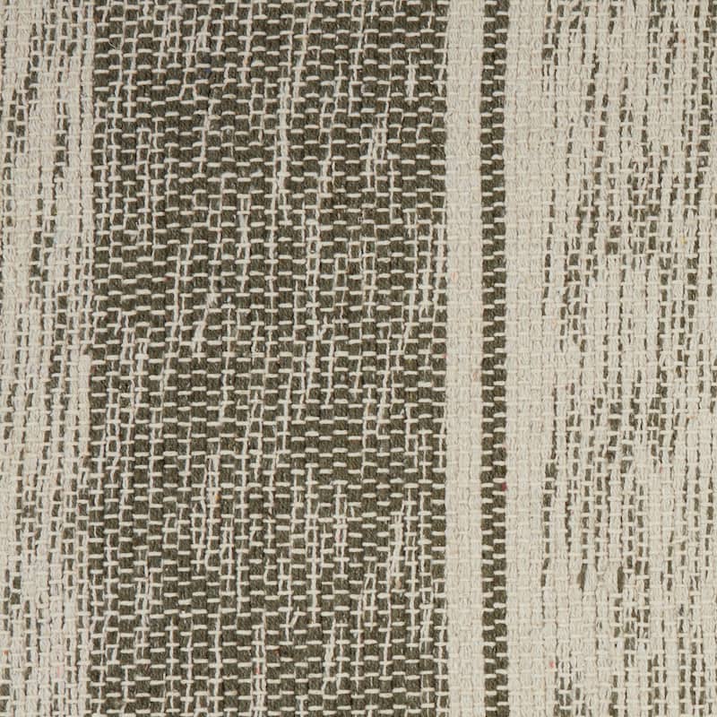 DII French Blue Variegated Plaid Recycled Yarn Rug (Set of 2) - Big