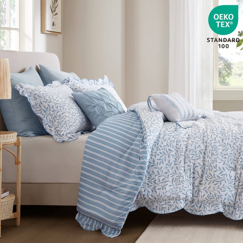 Madison Park Darcy 5 Piece Print Comforter Set