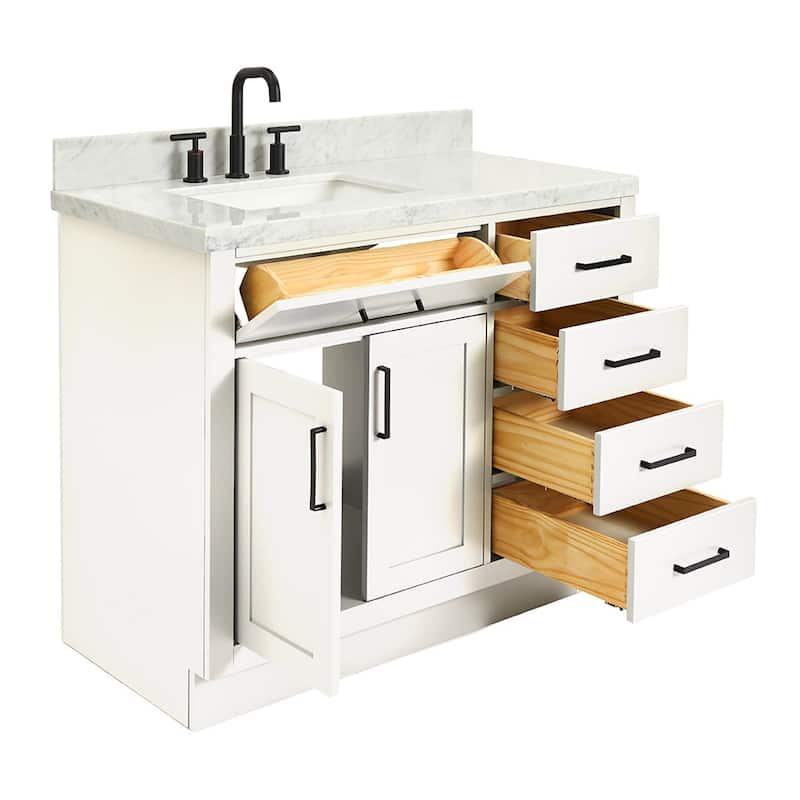 Ariel T043SLCWRVO Hepburn 43" Free Standing Single Basin Vanity Set