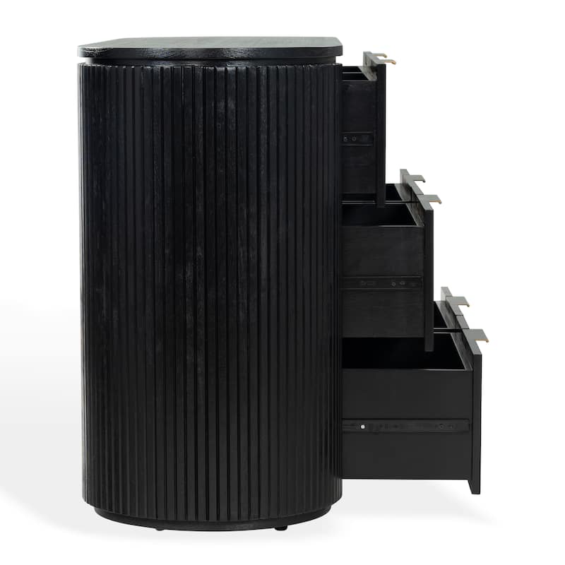 SAFAVIEH Couture Rikki Fluted 6-Drawer Wood Dresser