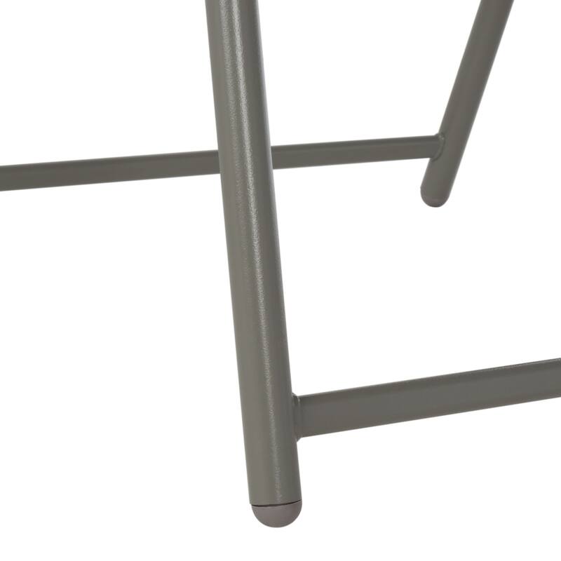 SAFAVIEH Outdoor Kinley 6-Chair Dining Set with Umbrella - 55Wx32Dx28H