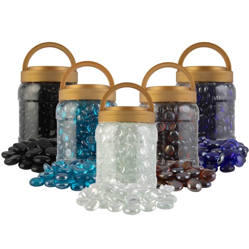 Pure Garden 10lbs Fire Pit Glass - Glass Rocks