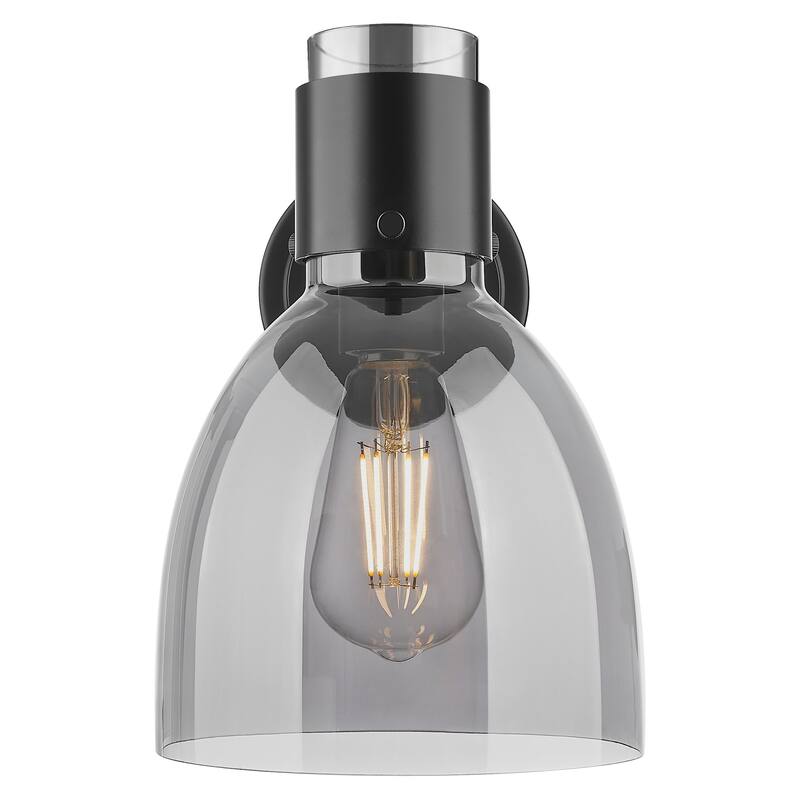 Innovations Lighting 464-1W-G464D-7SM Lawton Bell 9" Tall Bathroom