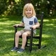 preview thumbnail 12 of 38, 16 In. Kids Classic Solid Poplar Wood Rocking Chair, Egg-Shaped Seat For Ages 2–5 - 9' x 12'