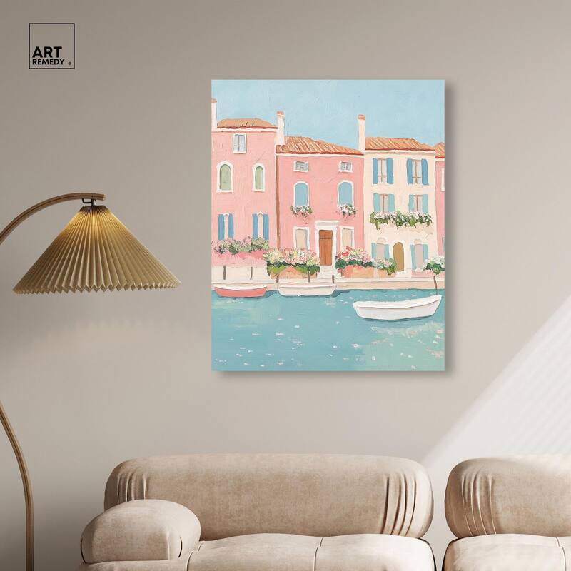 Adrift in Venice Canvas by Art Remedy, Gallery Wrapped