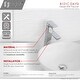 preview thumbnail 19 of 34, Single Hole Single-Handle Vessel Bathroom Faucet - Faucet Height: 12" | Spout Height: 8 3/4"