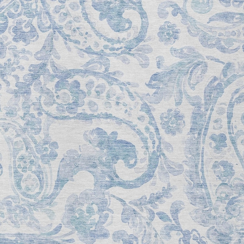 HomeRoots Paisley Transitional Rectangle Outdoor Rug