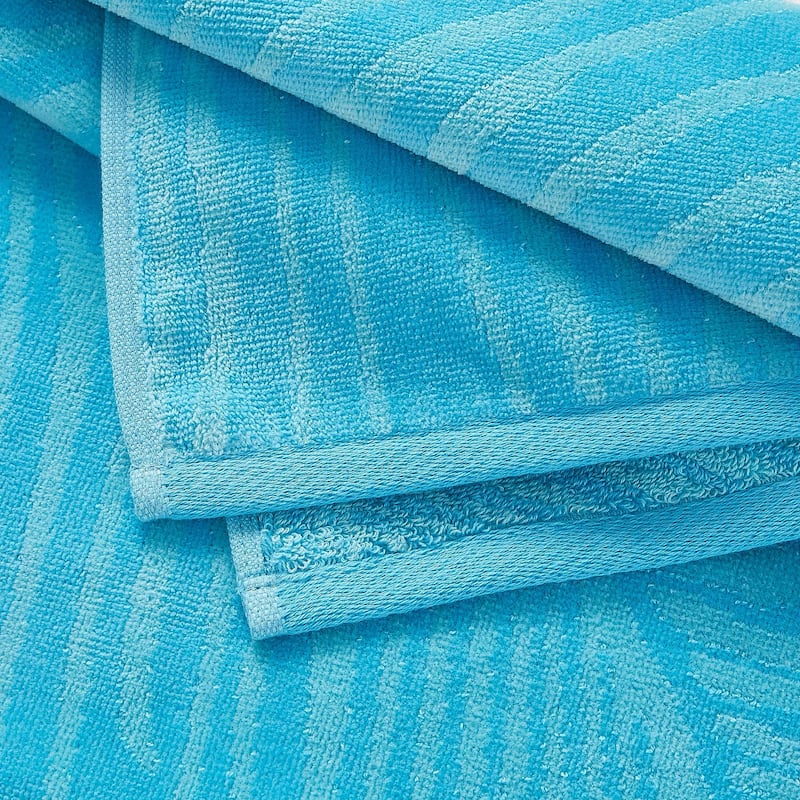Linery & Co. 100% Cotton Jacquard 2 Pack Summer Beach Towels