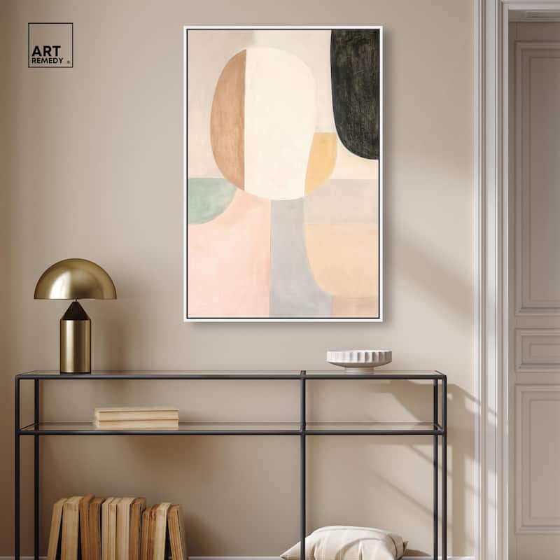 Soft Cubism I Canvas by Art Remedy