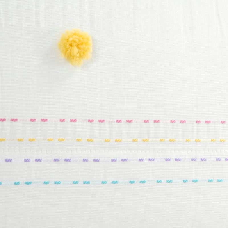 Lush Decor Rainbow Pom Pom And Stripes Quilt