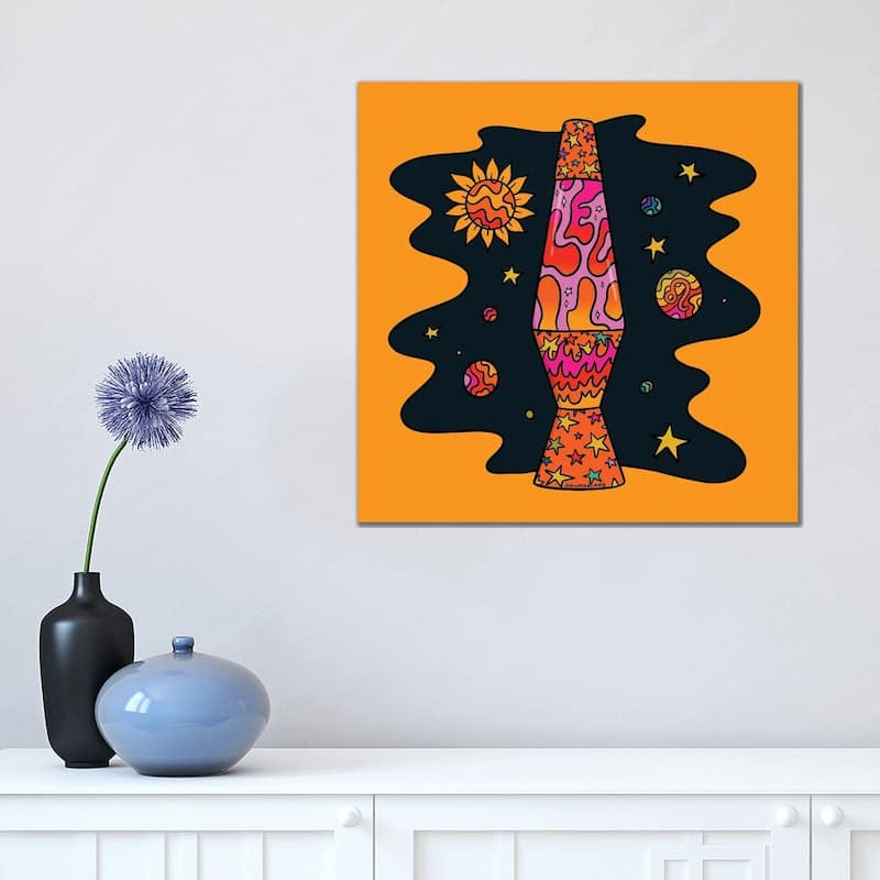 iCanvas "Leo Lava Lamp" by Doodle By Meg Canvas Print - 18x18x1.5