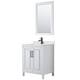 Option White / Giotto Quartz Top / Matte Black Hardware