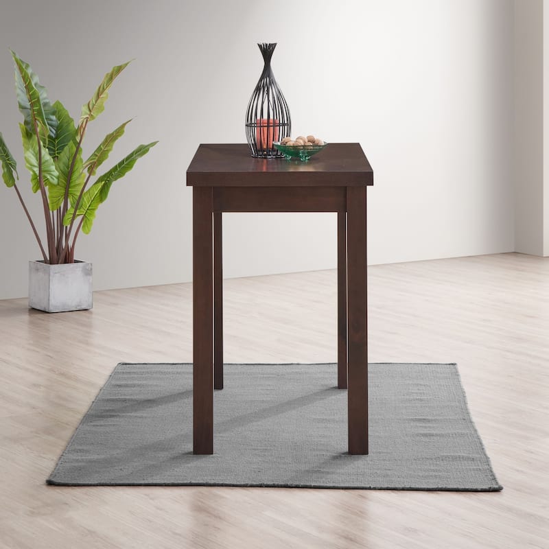 Rectangular Solid Bar Table - 36" - Espresso Finish