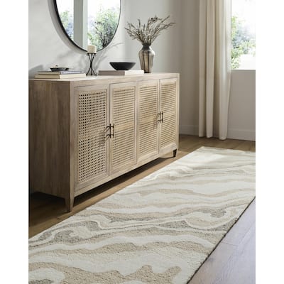 Livabliss Divine Farmhouse Abstract Area Rug