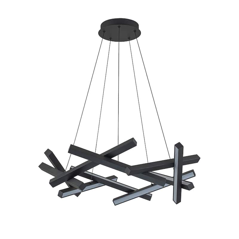 Onato 10-Light Modern Dimmable Integrated LED Chandelier 3000K