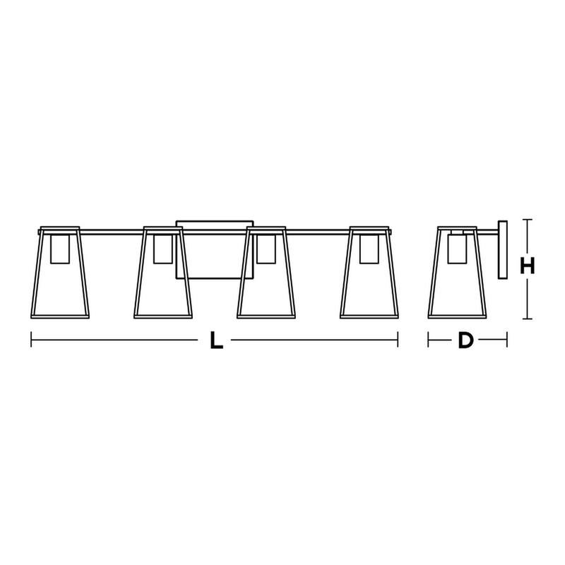 AFX Lynn Light Black Vanity