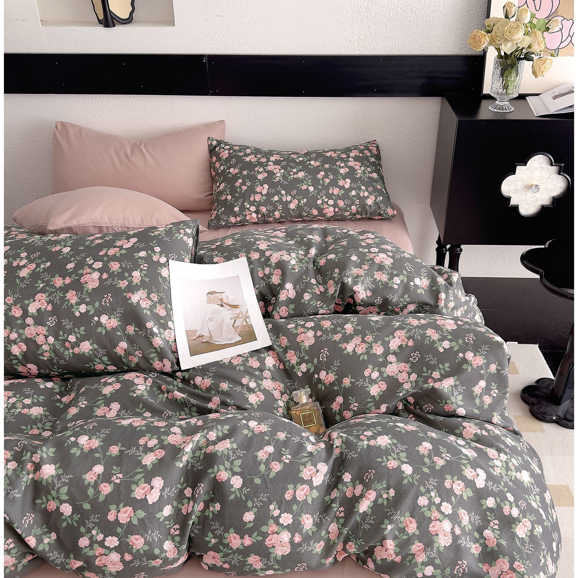 Nina Blossom 100% Cotton Comforter Set