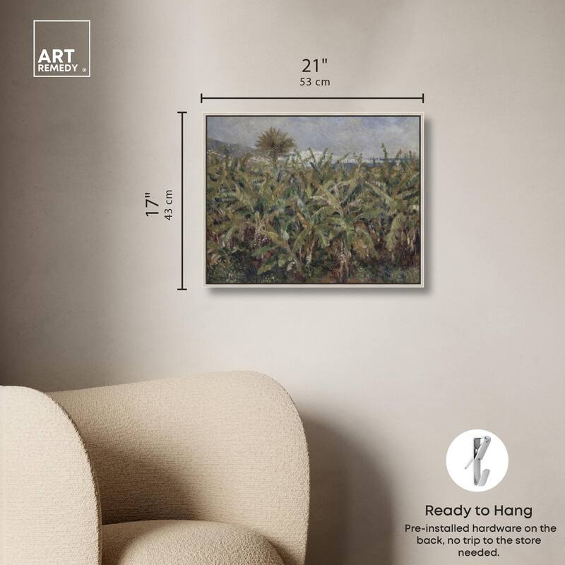 Field of Banana Trees Canvas by Art Remedy