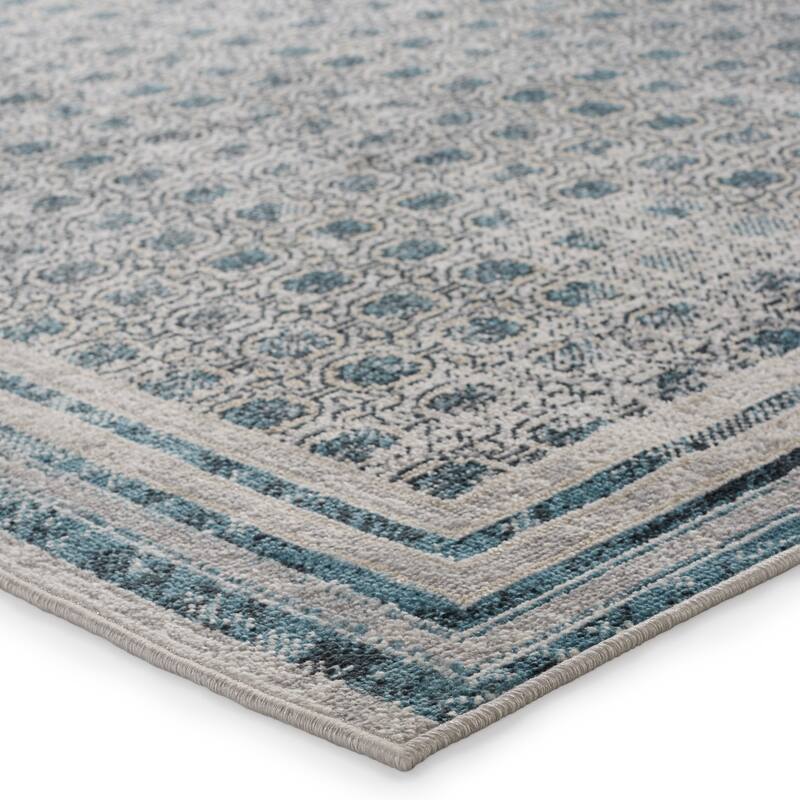 Allora Machine Washable Trellis Area Rug