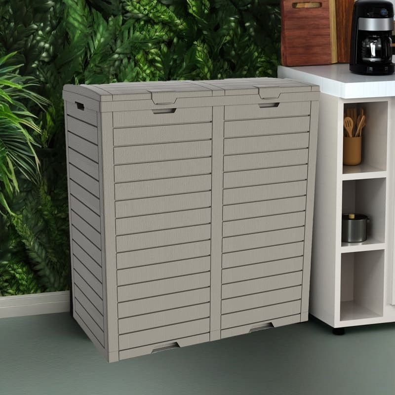 Outdoor Patio Storage Resin Lockable Deck Box