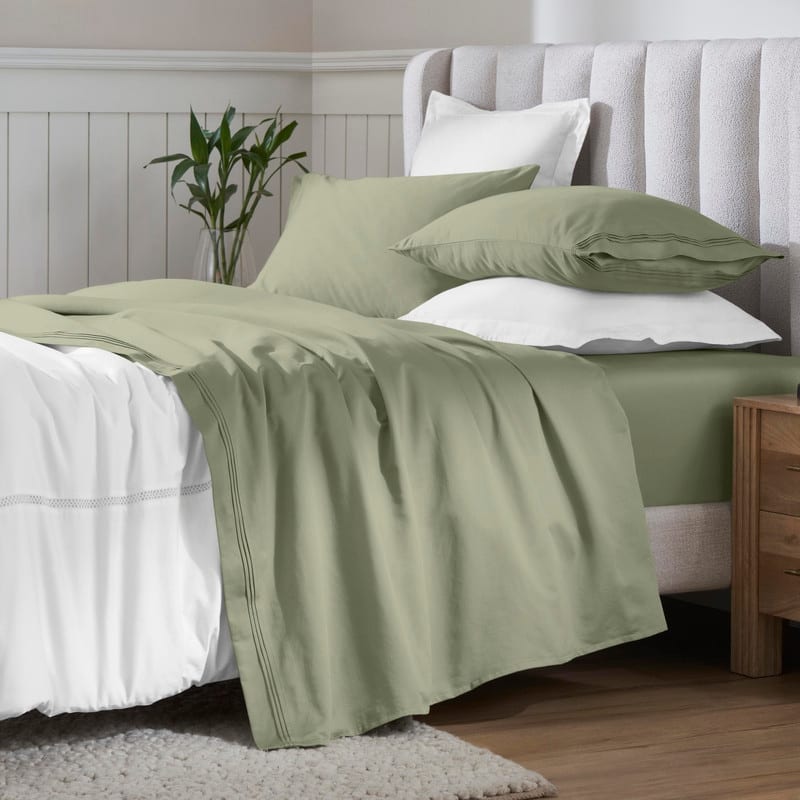 Superior Egyptian Cotton 650 Thread Count Deep Pocket Solid Sheet Set