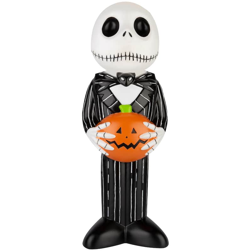 Gemmy Lighted Blow Mold Outdoor Decor Jack Skellington 24" Disney