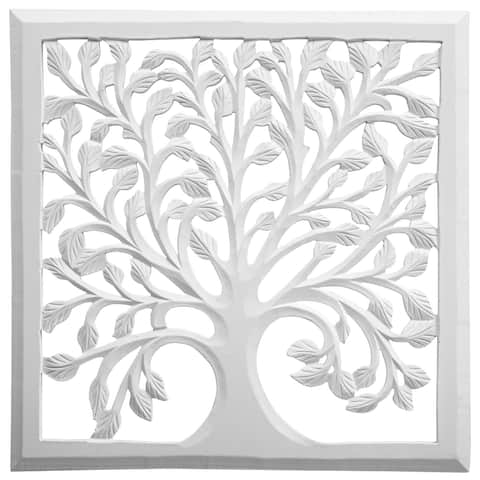 Solaris Thirty-two White Tree of Life Wall Art