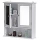 preview thumbnail 7 of 13, Mirror Wall Mounted Cabinet For the Bathroom and Vanity
