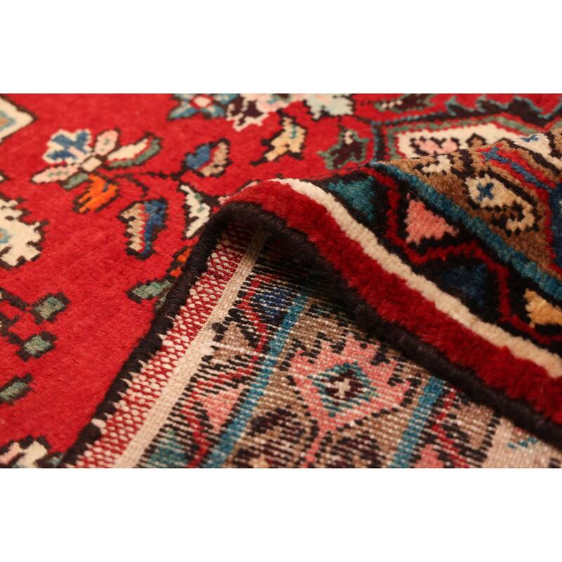 ECARPETGALLERY Hand-knotted Anadol Red Wool Rug - 3'9 x 5'1